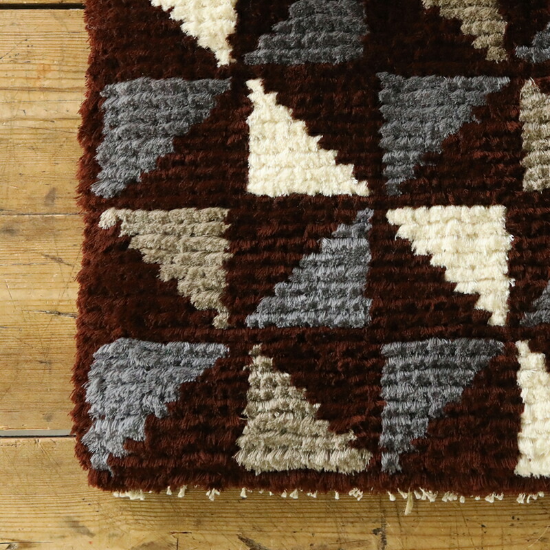 ノッティング織り 椅子敷きNo.107 【公式通販】