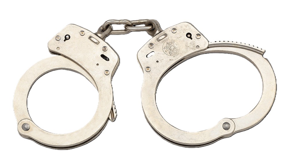 楽天市場】○○ スミス&ウェッソン S&W M-100-1 ハンドカフ 手錠