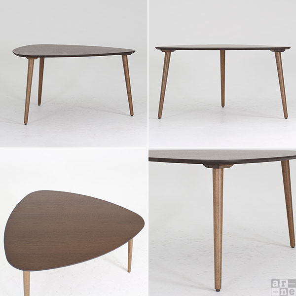 楽天市場】テーブル 三角形 ダイニングテーブル 三角 ウォールナット