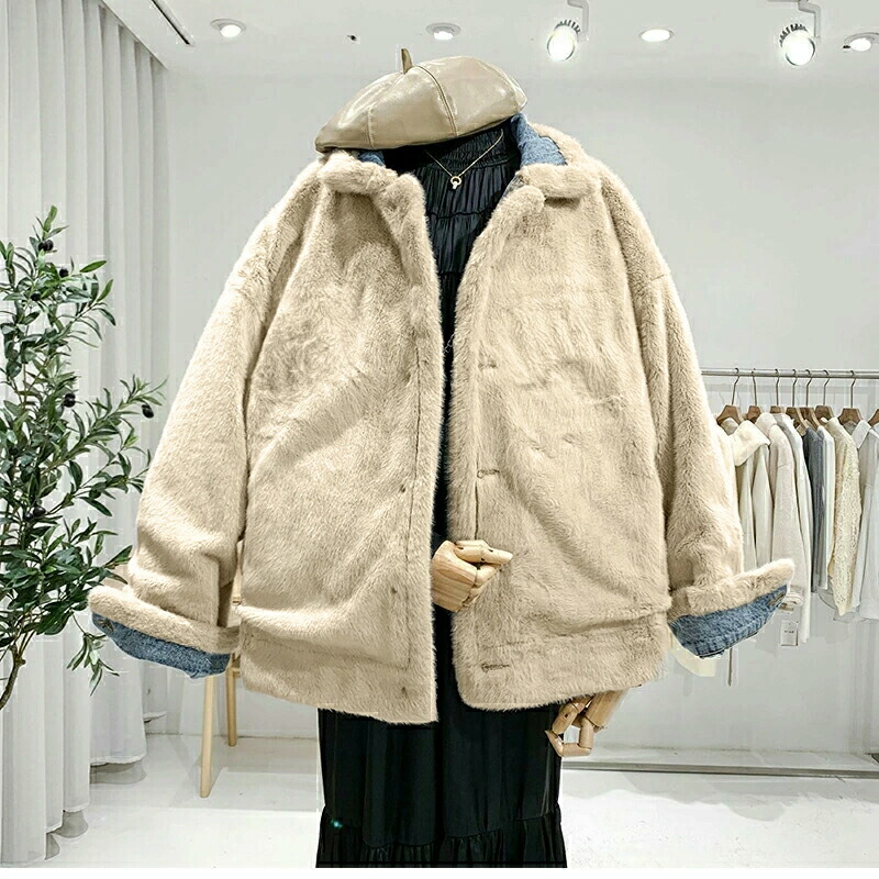 楽天市場】ボアコート レディース ボア コート デニムジャケット G