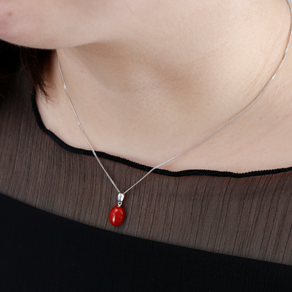 楽天市場】≪1年保証付き≫日本産血赤珊瑚K18 ホワイトゴールド