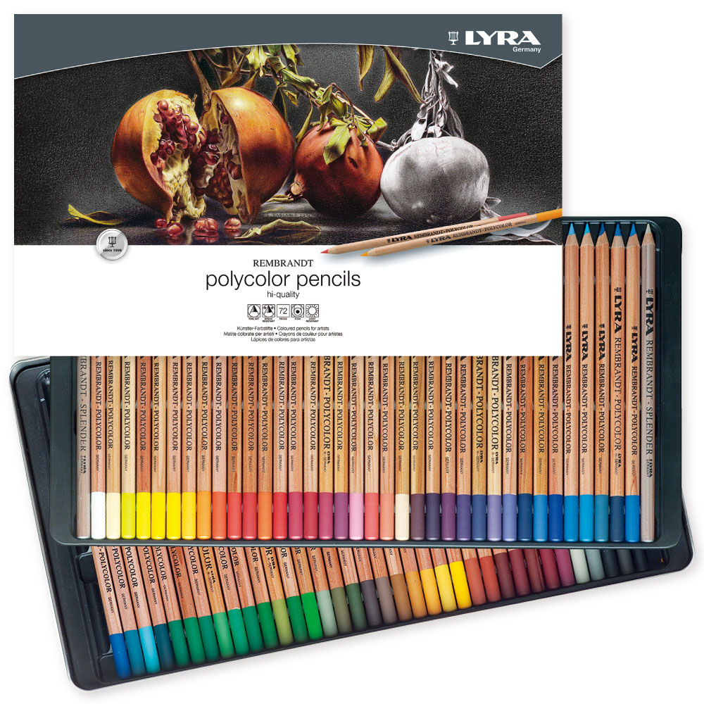 楽天市場】【公式】 油彩色鉛筆 LYRA リラ ポリカラー メタルボックス
