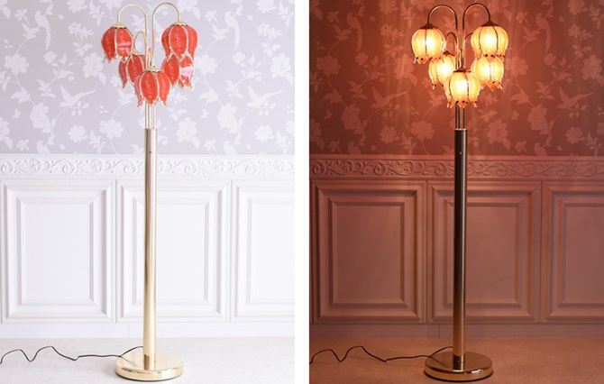 楽天市場】《決算☆4/19まで！》 フロアスタンドライト 5灯 調光式