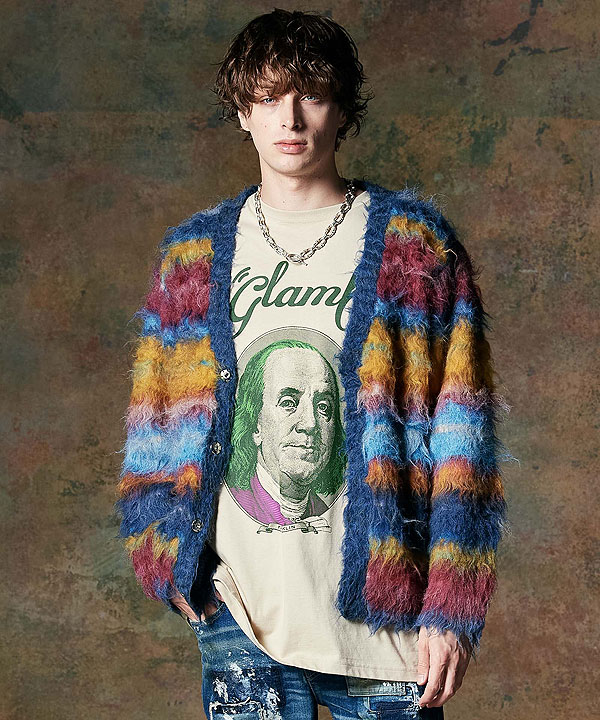 楽天市場】30％OFF SALE セール glamb グラム Glamour Border Cardigan