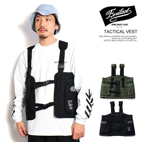 楽天市場】EVILACT イーブルアクト TACTICAL VEST メンズ ベスト
