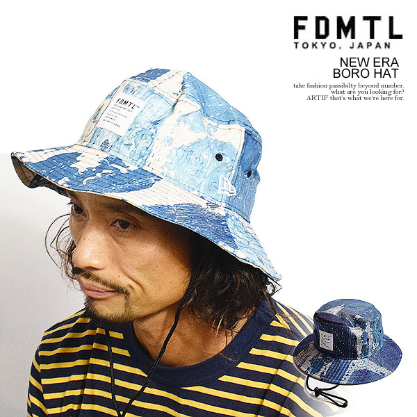 楽天市場】FDMTL ファンダメンタル 【NEW ERA】 BORO HAT メンズ