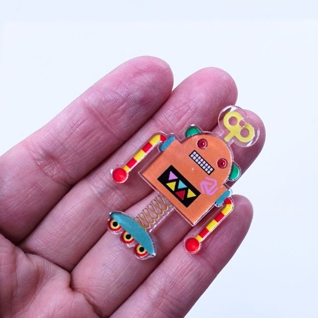 楽天市場】ロボット チャーム 資材 アクセサリーパーツ 手作り 材料