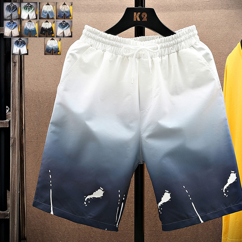 楽天市場】ハーフパンツ グラデーション ショートパンツ メンズ 全10色