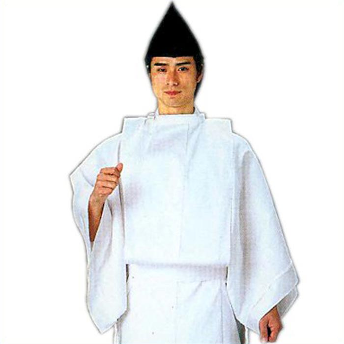 楽天市場】白丁 烏帽子付 （s892） 白丁衣裳 はくちょう 衣装 神官
