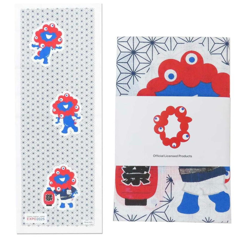 楽天市場】万博 ミャクミャク 手ぬぐい 2025大阪関西万博 デザイン