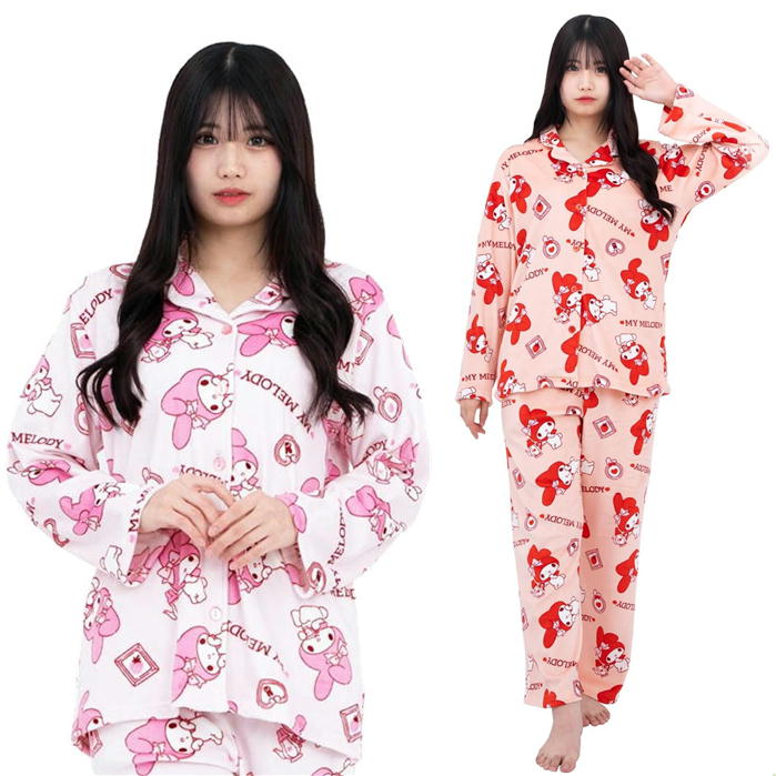 楽天市場】パジャマ マイメロディ フリース シャツ パジャマ サザック