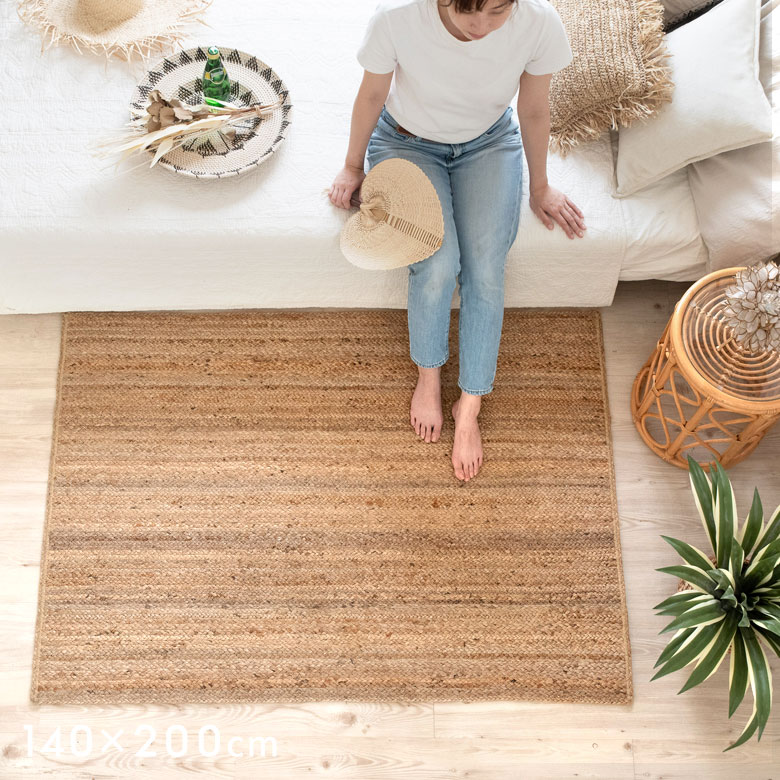 楽天市場】ラグ ラウンド ジュートラグ ラグマット カーペット 長方形
