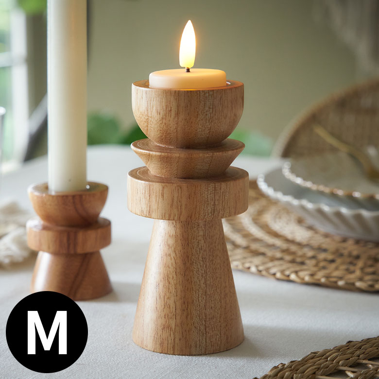 楽天市場】キャンドルホルダー 木製 キャンドル ホルダー Mサイズ