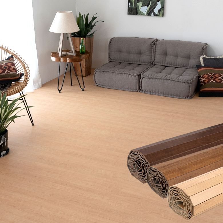 楽天市場】軽量 ウッドカーペット 厚さ 4mm 低ホルマリン 江戸間 6畳用