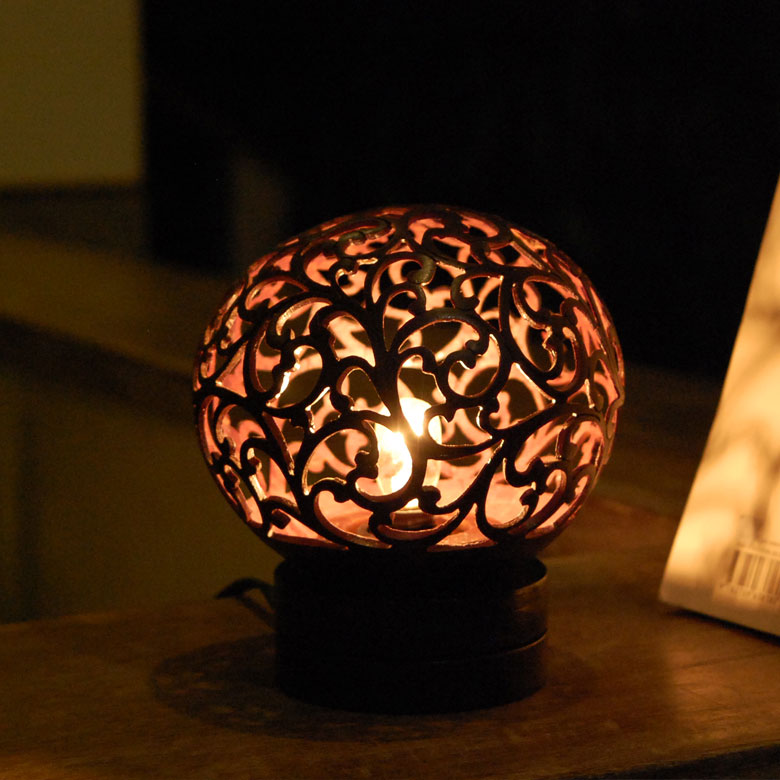 楽天市場】【SALE期間限定10%OFF】 ココナッツボールランプ ガムラン