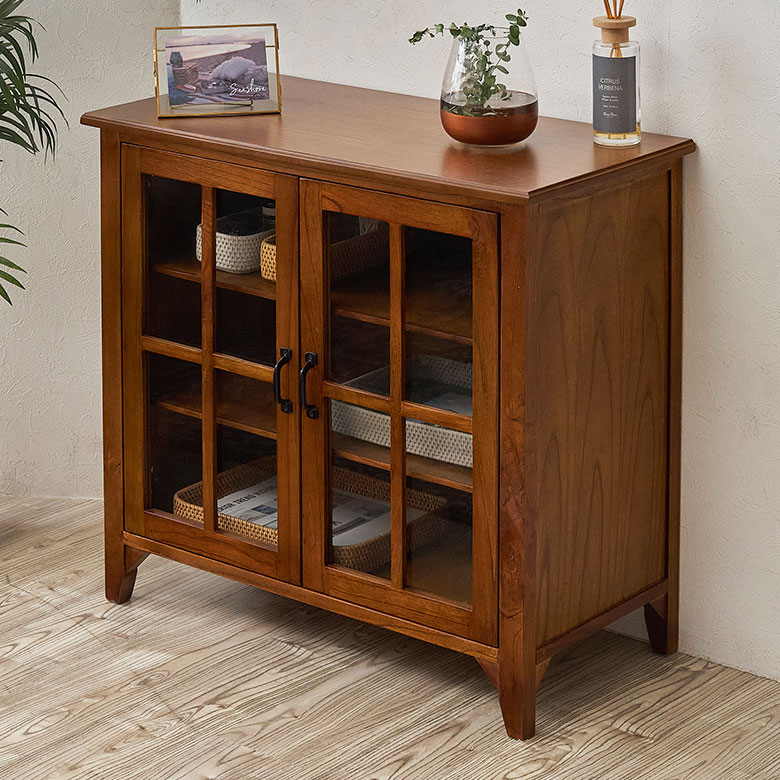 楽天市場】ティンバー キャビネット リビングチェスト チェスト 木製