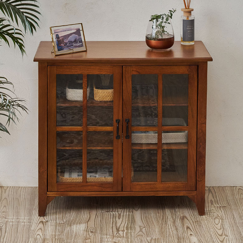 楽天市場】ティンバー キャビネット リビングチェスト チェスト 木製