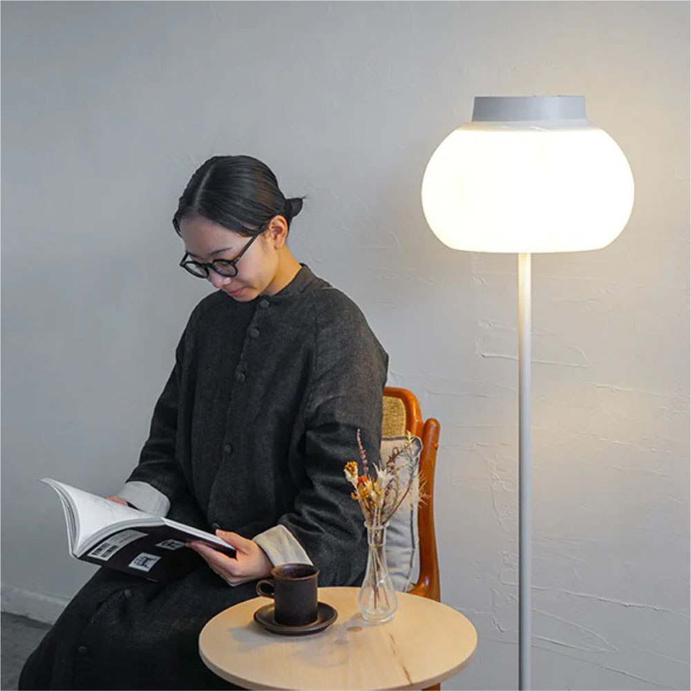 楽天市場】AXCIS kom floor light(LED電球付属) フロアライト スタンド