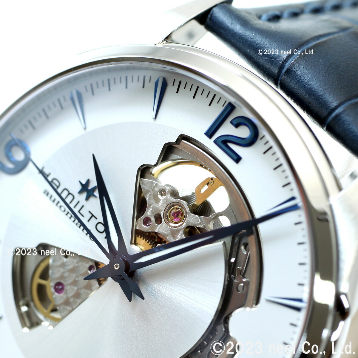 美品 HAMILTON オープンハート H325651 自動巻き 腕時計 稼動品