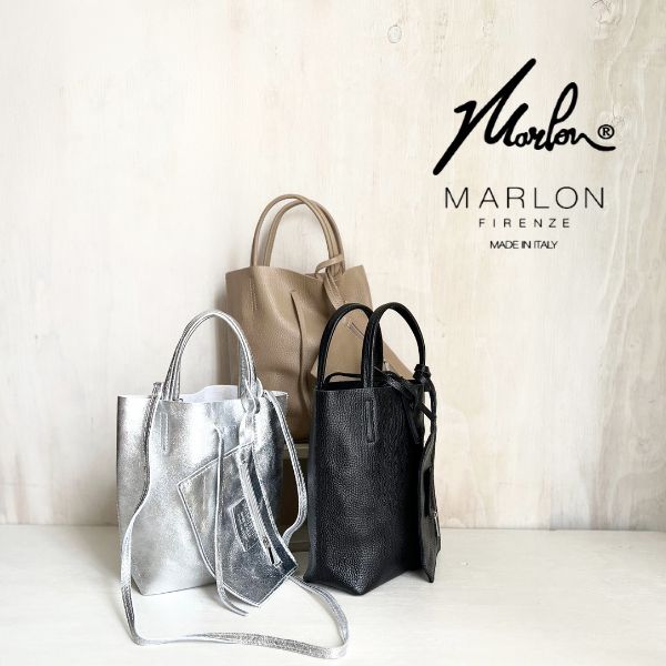 楽天市場】MARLON FIRENZE マーロンフィレンツェ レザートート バッグ