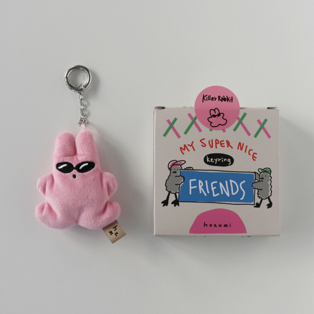 楽天市場】hozumi killer rabbit keyring キーリング チャーム