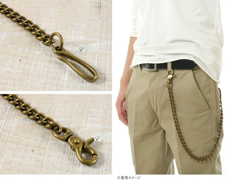 楽天市場】【真鍮 フック ウォレットチェーン】日本製 フック タイプ