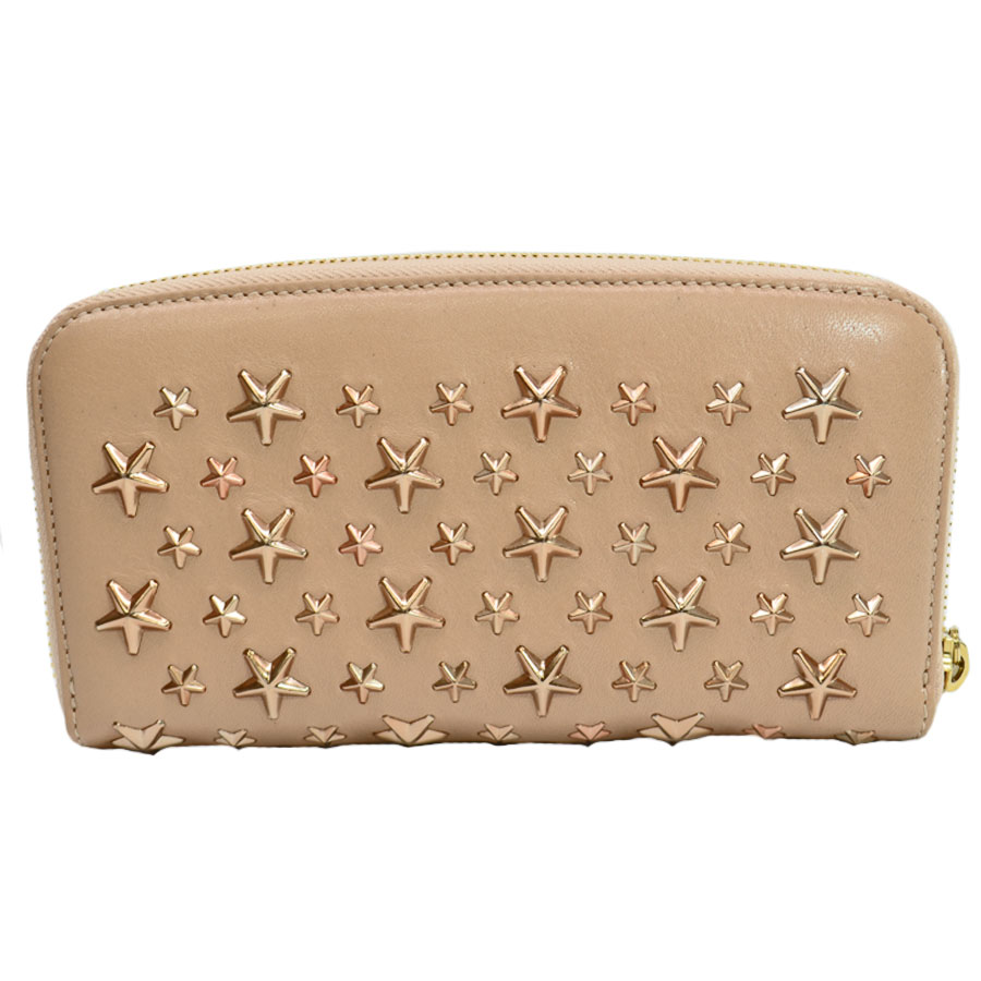 楽天市場】ジミーチュウ JIMMY CHOO 長財布 スタースタッズ ピンク系