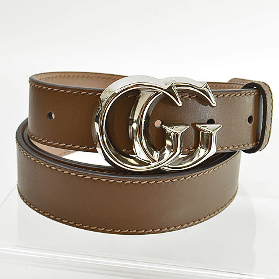 楽天市場】グッチ GUCCI ベルト (105/42) GGモチーフ ブラウンx