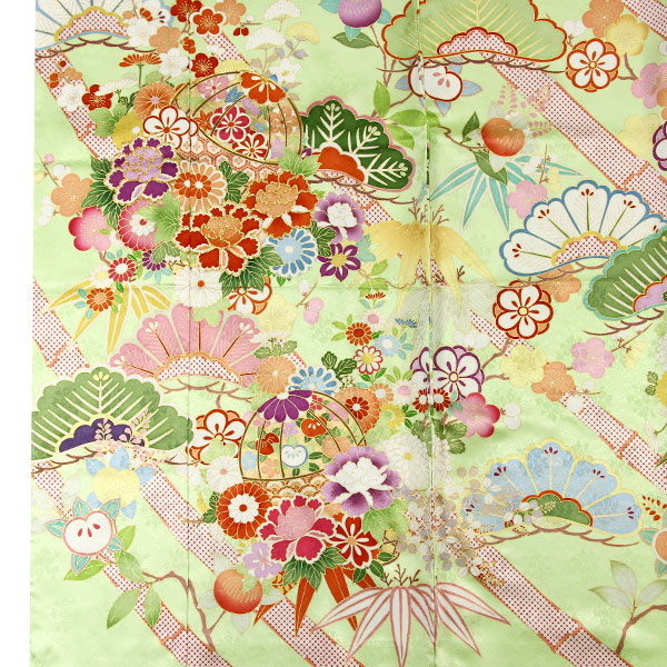 楽天市場】着物 名門 吉澤の友禅 吾妻徳穂 ブランド 正統派古典柄 金駒