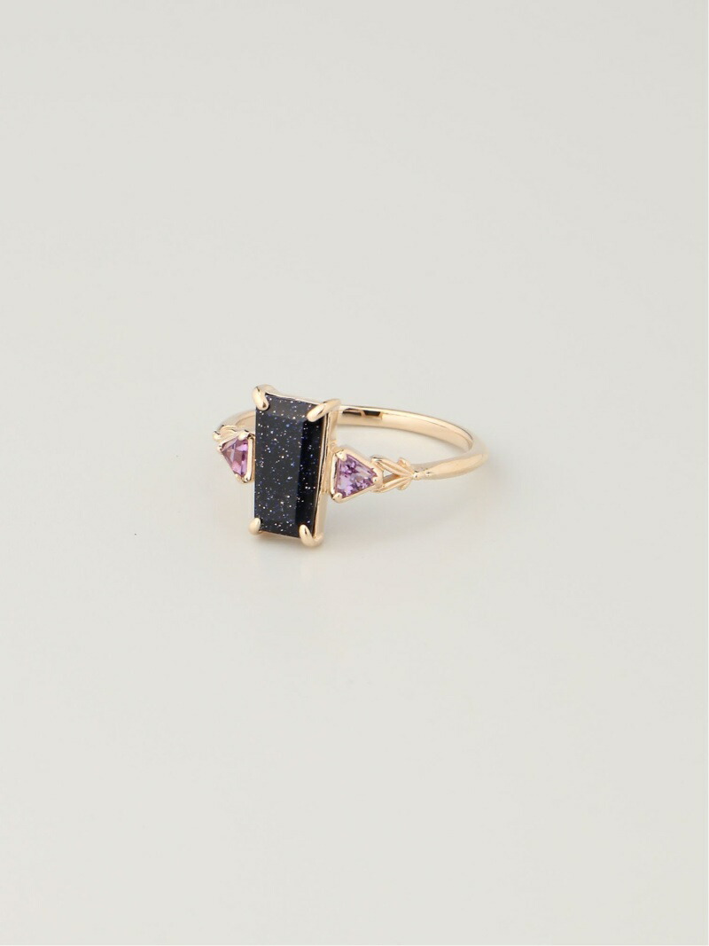 楽天市場】K10紫金石×アメジストリング agete アガット アクセサリー