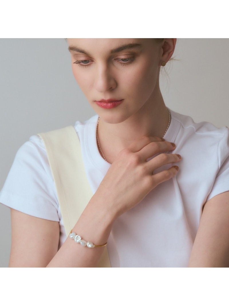 楽天市場】ゴールドパールブレスレット agete アガット アクセサリー