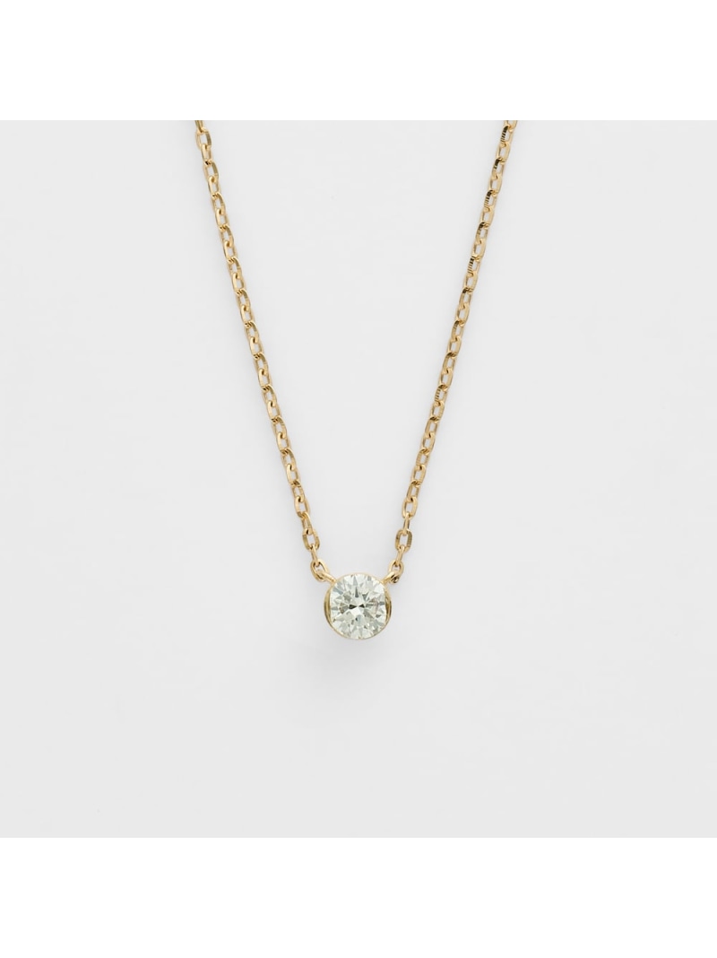 楽天市場】K18ダイヤモンドネックレス(0.1ct) agete アガット