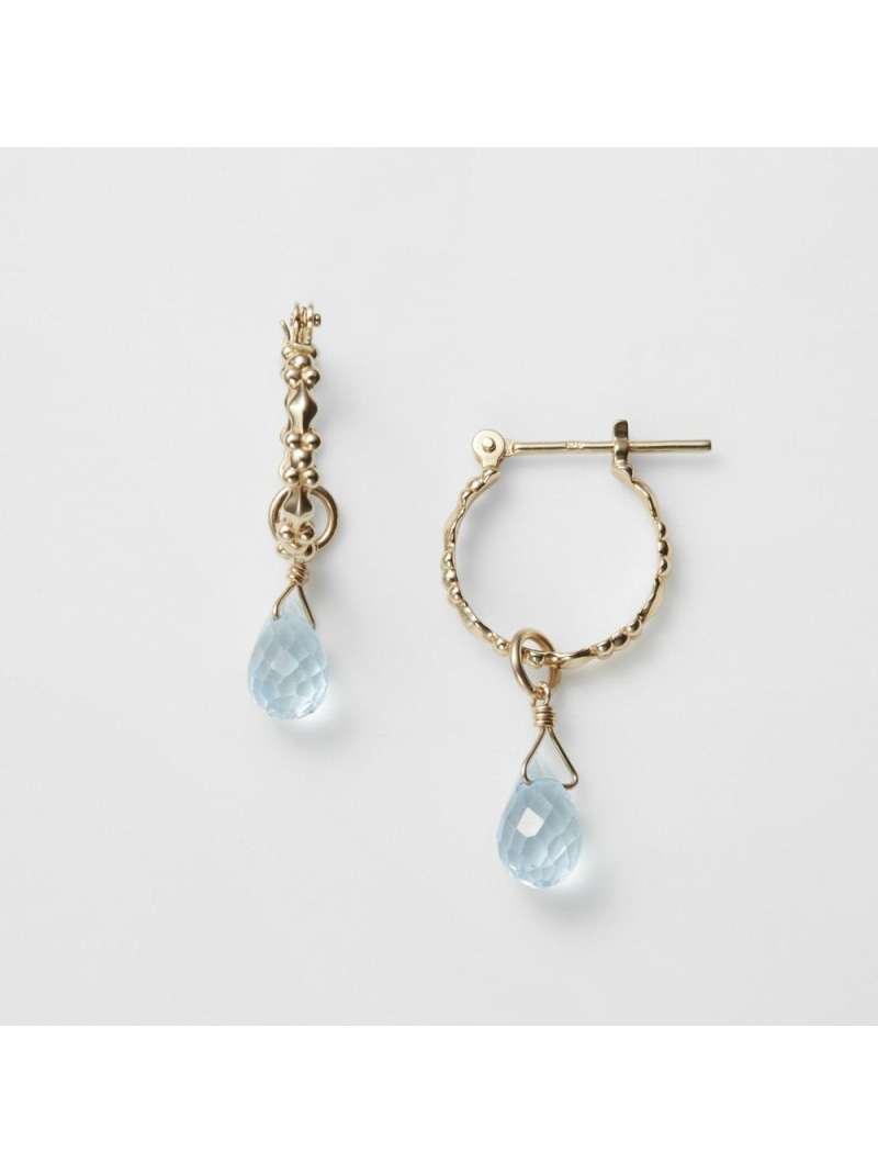 楽天市場】K10トパーズピアスチャーム agete アガット アクセサリー