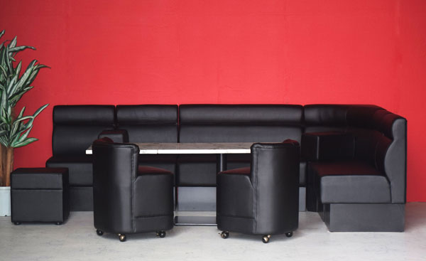 楽天市場】ルセラ Rusera コーナーソファー IV/BK ラウンジ スナック