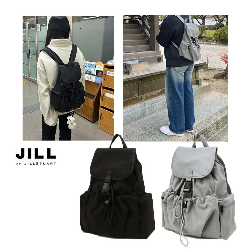 楽天市場】送料無料 [JILL BY JILLSTUART] FLAP BACKPACK JLBA5E782BK