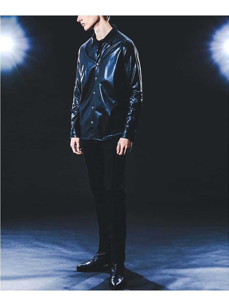 楽天市場】レザータッチ 長袖シャツ 5351POUR LES HOMMES ゴーサンゴー