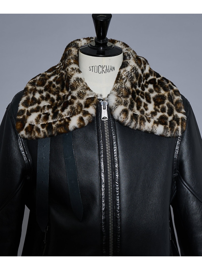 楽天市場】B-3 ムートン ライダース 5351POUR LES HOMMES ゴーサンゴー