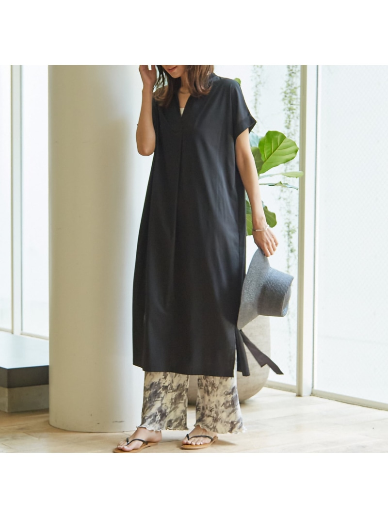 楽天市場】【大人のいちまんワンピ】シルケット天竺スキッパー