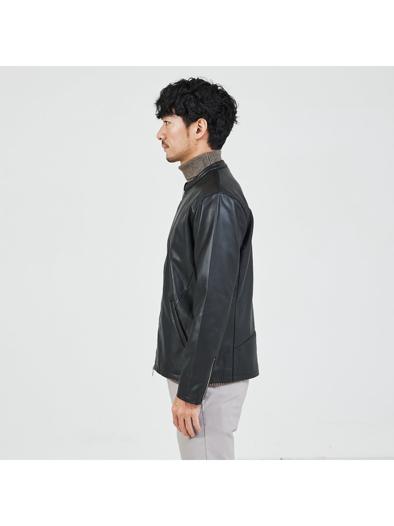 楽天市場】【定番】ネオレザー シングル ライダース ABAHOUSE LASTWORD