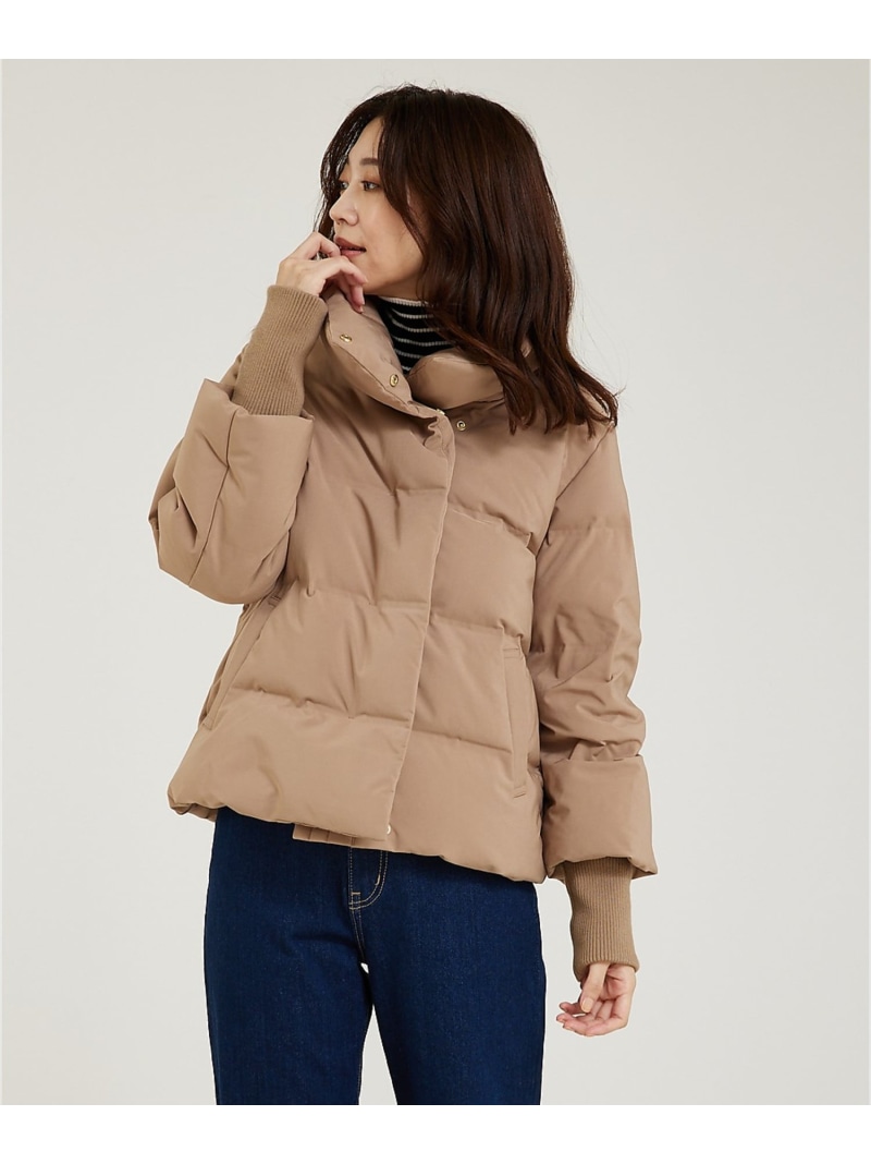 楽天市場】【WEB Domani掲載】袖リブシームレススタンドダウン