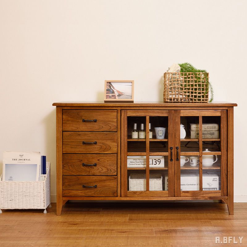 楽天市場】【SS限定｜最大8,000円OFFクーポン】キャビネット ガラス扉