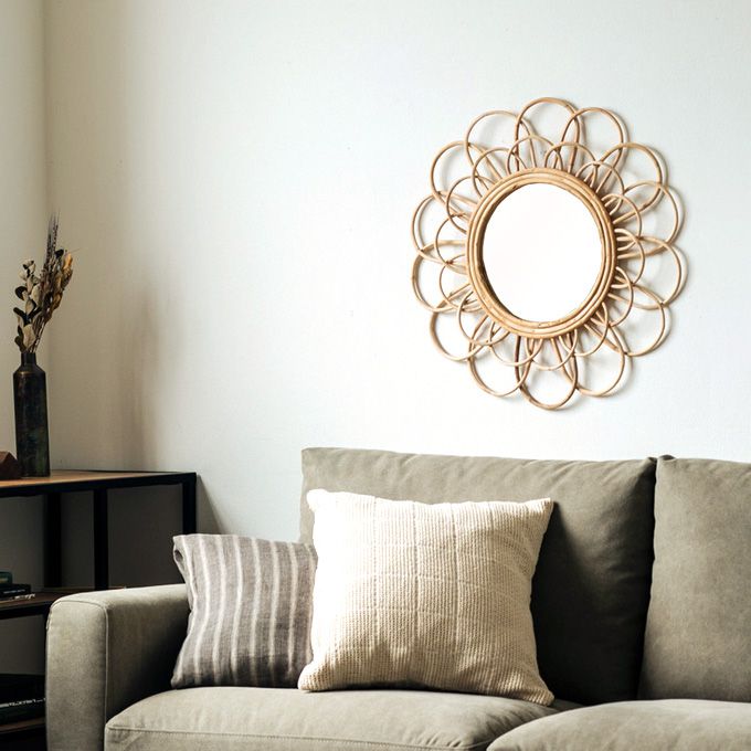 楽天市場】【SS限定｜最大8,000円OFFクーポン】ウォールミラー ラタン