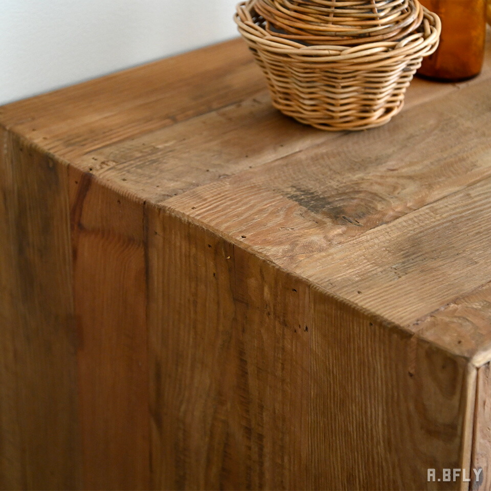 楽天市場】サイドボード 棚 古材 キャビネット 飾り棚 用箪笥 引き出し