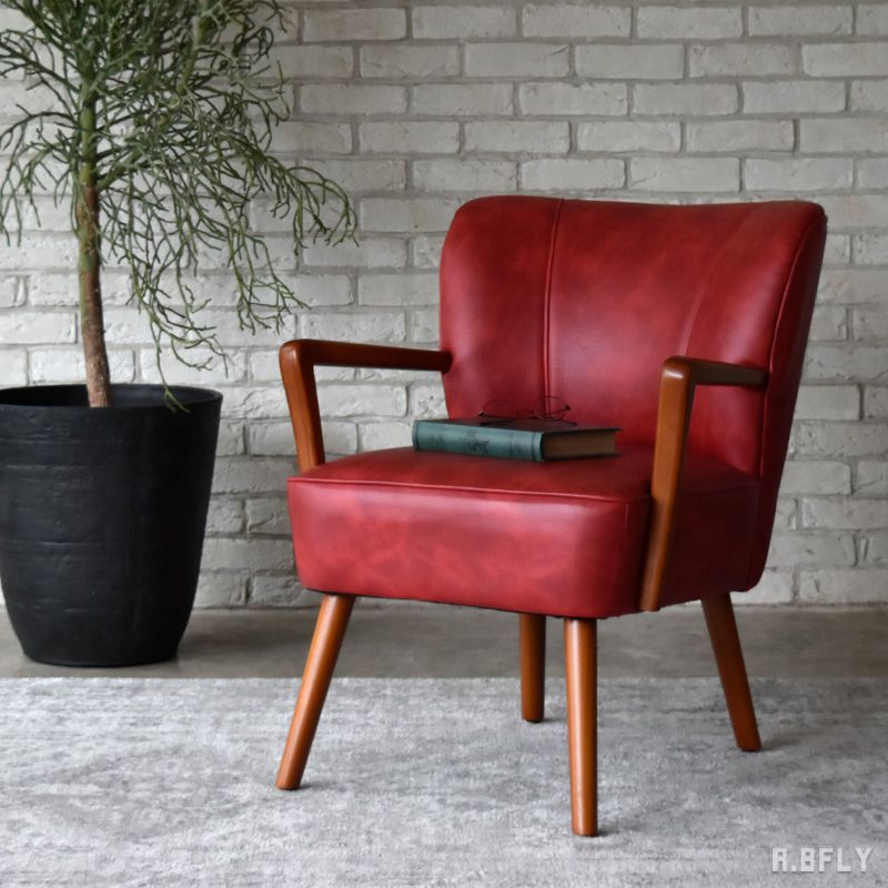 楽天市場】アームチェア ラウンジチェア カフェチェア リビング 書斎