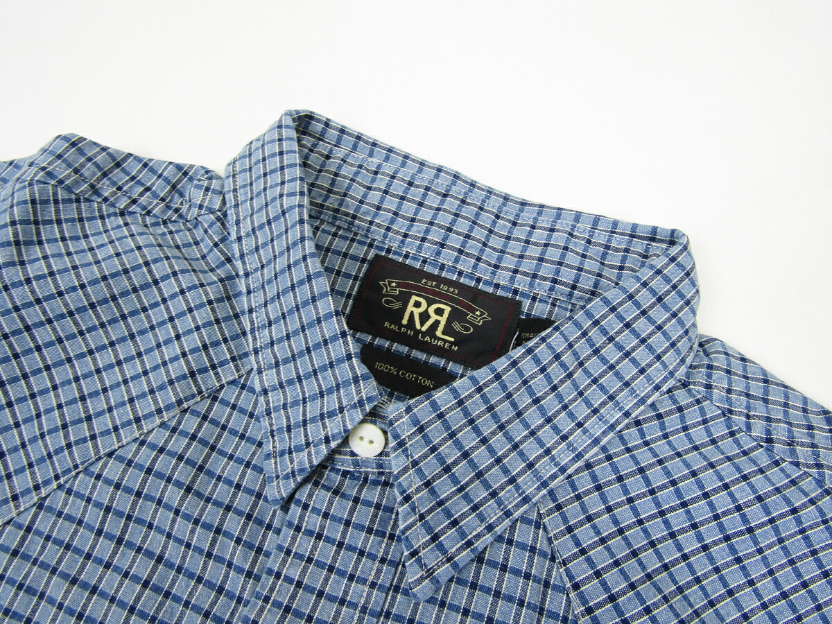 RRL(ダブルアールエル) ⁄ L⁄S Plaid Shirt⁄長袖チェックシャツ⁄SIZE: