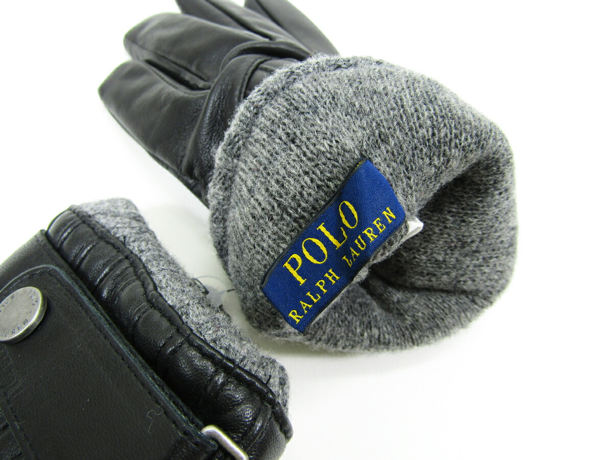 楽天市場】ポロ ラルフローレン シンサレート レザーグローブ 手袋
