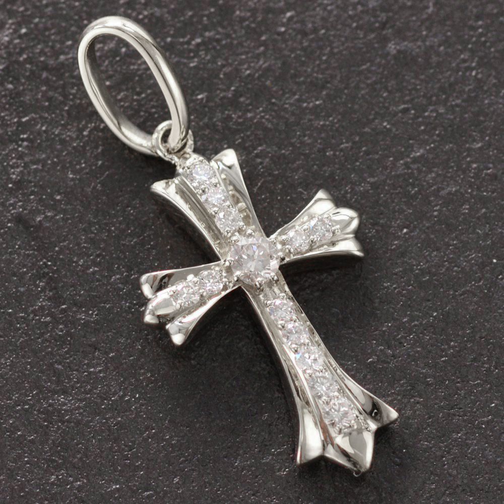 楽天市場】ペンダントトップ メンズ プラチナ ダイヤモンド 十字架