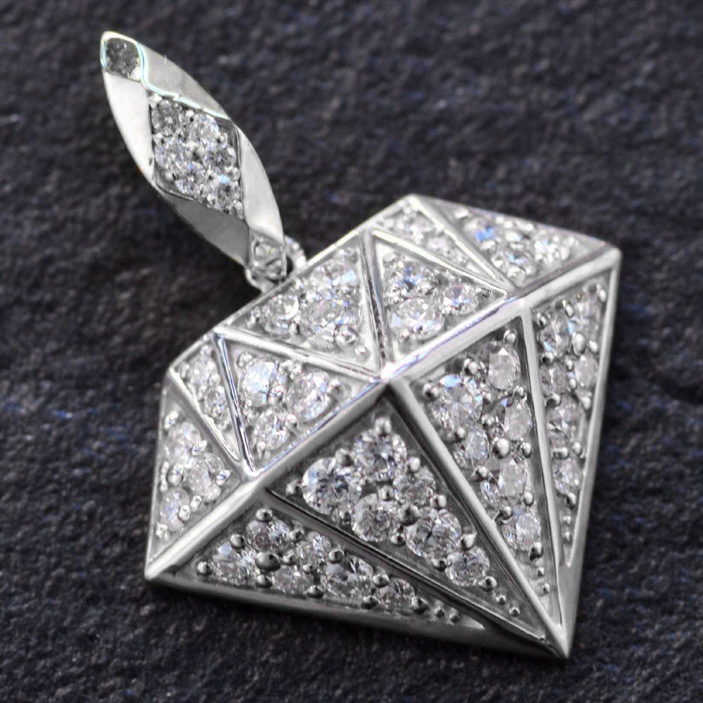 楽天市場】ペンダントトップ メンズ 18金 K18 18K ホワイトゴールド