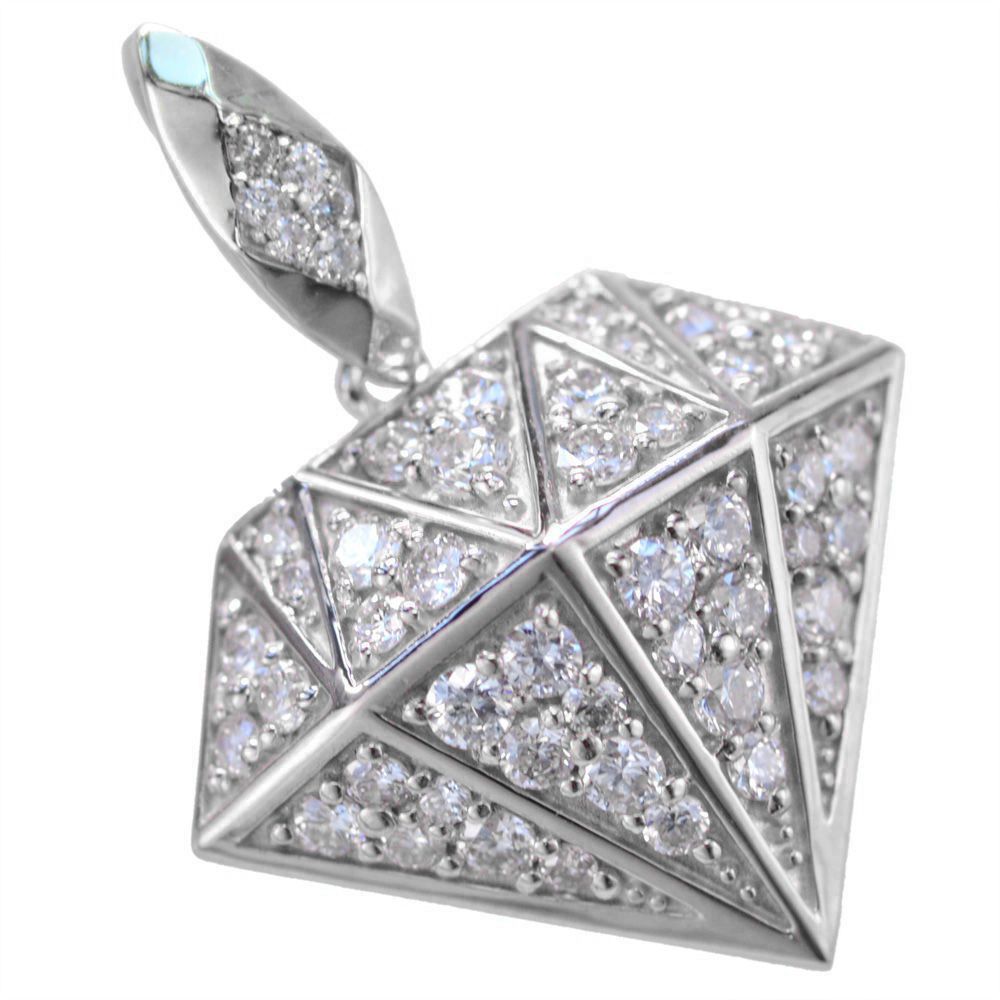 楽天市場】ペンダントトップ メンズ 18金 K18 18K ホワイトゴールド