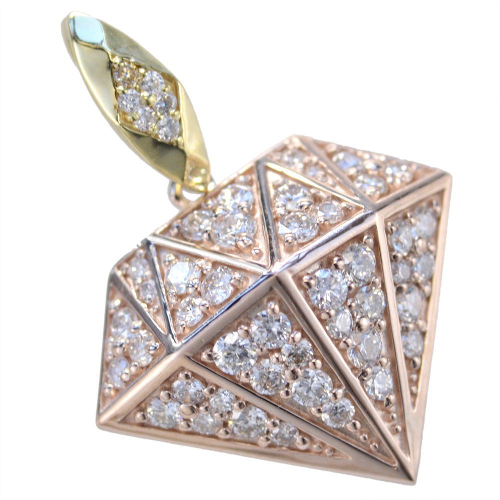 楽天市場】ペンダントトップ メンズ 18金 K18 18K ゴールド ピンク